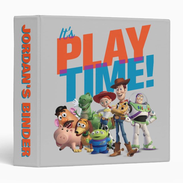 Toy Story | It's Play Time 3 Ring Binder (Front/Spine)