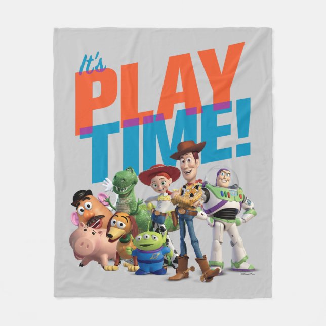 Toy Story | It's Play Time Fleece Blanket (Front)