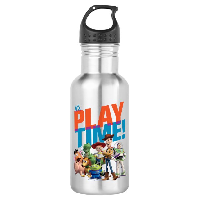 Toy Story | It's Play Time Stainless Steel Water Bottle (Front)
