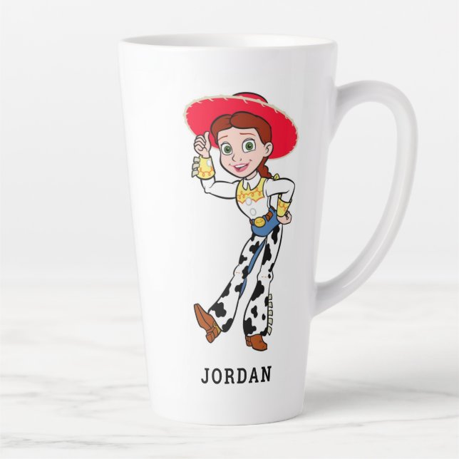 Toy Story Jesse cowgirl standing greeting Latte Mug (Right)