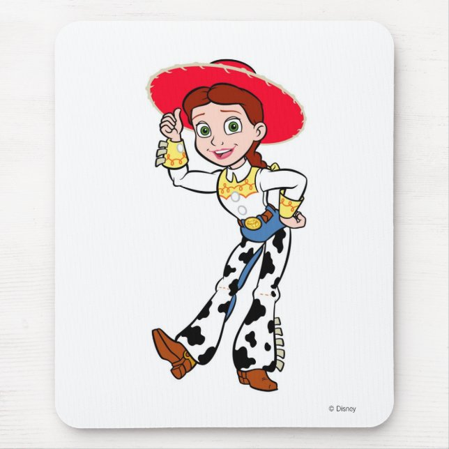 Toy Story Jesse cowgirl standing greeting Mouse Pad (Front)