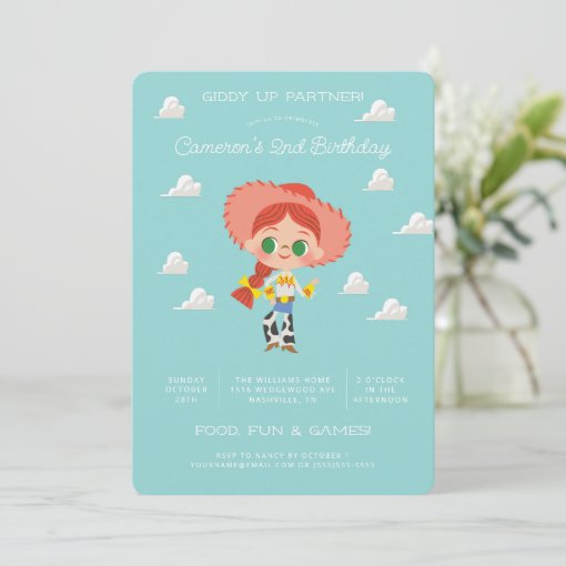 Toy Story Jessie Baby Birthday Invitation Zazzle