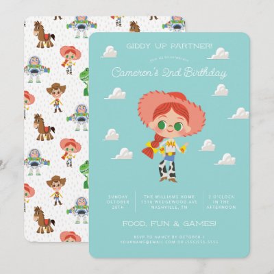 Toy Story | Jessie Baby Birthday Invitation