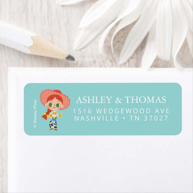 Toy Story - Jessie Baby Shower Label (Insitu)