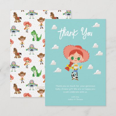 Toy Story | Jessie Baby Shower Thank You