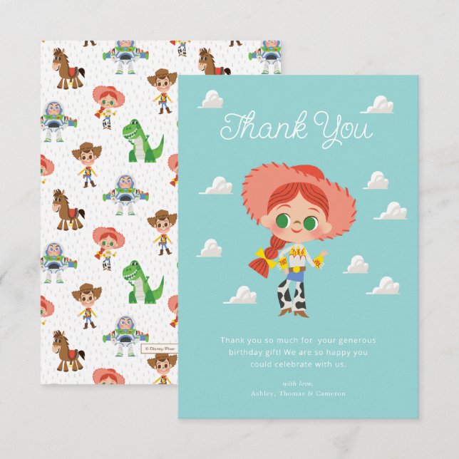 Toy Story | Jessie  Birthday Thank You (Front/Back)