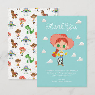 Toy Story Jessie Birthday Thank You Card