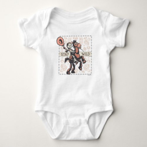 Toy Story Jessie & Bullseye "Stay Wild" Baby Bodysuit