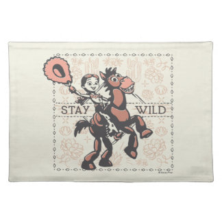 Toy Story Jessie & Bullseye "Stay Wild" Cloth Placemat