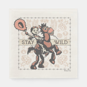 Toy Story Jessie & Bullseye "Stay Wild" Napkins