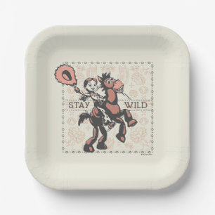 Toy Story Jessie & Bullseye "Stay Wild" Paper Plates