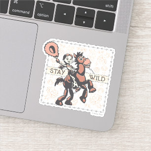 Toy Story Jessie & Bullseye "Stay Wild" Sticker