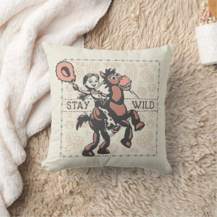 Toy Story Jessie & Bullseye "Stay Wild" Throw Pillow