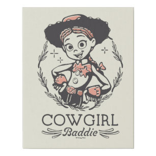 Toy Story Jessie "Cowgirl Baddie" Faux Canvas Print