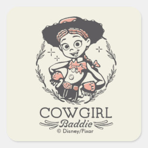 Toy Story Jessie "Cowgirl Baddie" Square Sticker