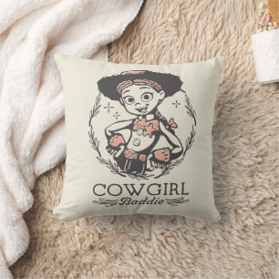 Toy Story Jessie "Cowgirl Baddie" Throw Pillow