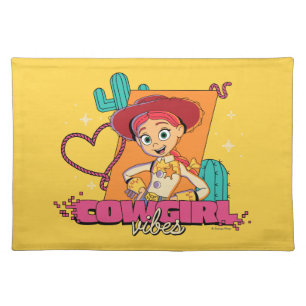Toy Story Jessie "Cowgirl Vibes" Cloth Placemat