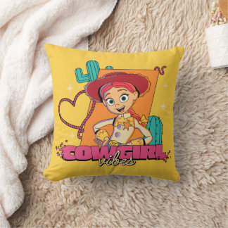 Toy Story Jessie "Cowgirl Vibes" Throw Pillow