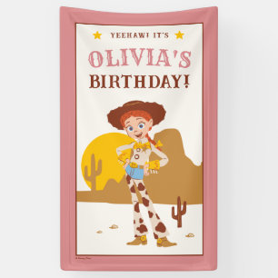 Toy Story Jessie Cowgirl Western Birthday Banner
