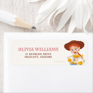 Toy Story Jessie Cowgirl Western Birthday Label