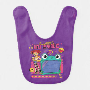 Toy Story Jessie & Lilypad "Always in Sync" Baby Bib