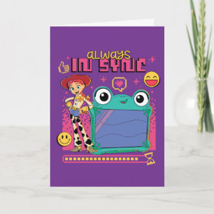 Toy Story Jessie & Lilypad "Always in Sync" Card