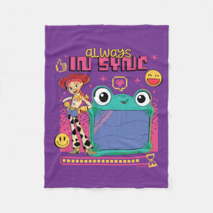 Toy Story Jessie & Lilypad "Always in Sync" Fleece Blanket