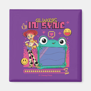 Toy Story Jessie & Lilypad "Always in Sync" Magnet