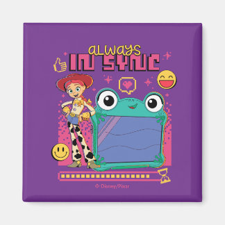 Toy Story Jessie & Lilypad "Always in Sync" Magnet