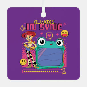 Toy Story Jessie & Lilypad "Always in Sync" Metal Ornament