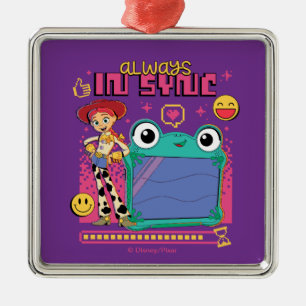 Toy Story Jessie & Lilypad "Always in Sync" Metal Ornament