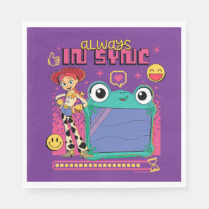 Toy Story Jessie & Lilypad "Always in Sync" Napkins
