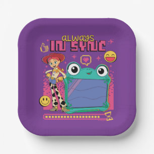 Toy Story Jessie & Lilypad "Always in Sync" Paper Plates