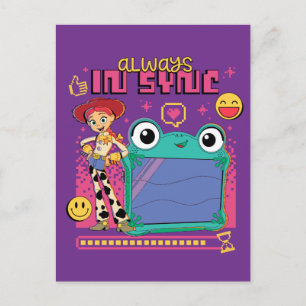 Toy Story Jessie & Lilypad "Always in Sync" Postcard