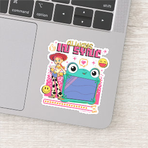 Toy Story Jessie & Lilypad "Always in Sync" Sticker