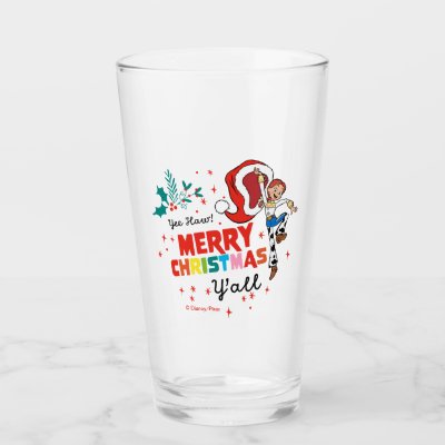 Toy Story Jessie | Merry Christmas Y'all Glass