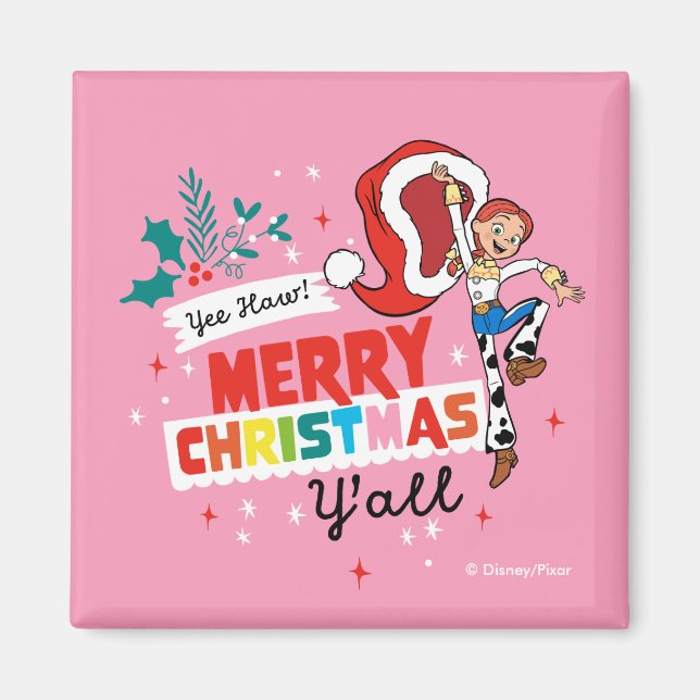 Toy Story Jessie | Merry Christmas Y'all Magnet (Front)
