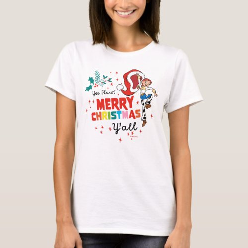Toy Story Jessie  Merry Christmas Yall T_Shirt