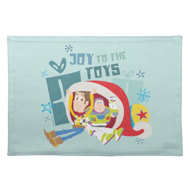Toy Story | Joy to the Toys Cloth Placemat (Front)