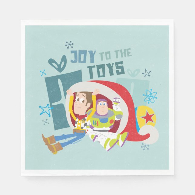 Toy Story | Joy to the Toys Napkins (Front)