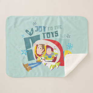 Toy Story Joy to the Toys Sherpa Blanket