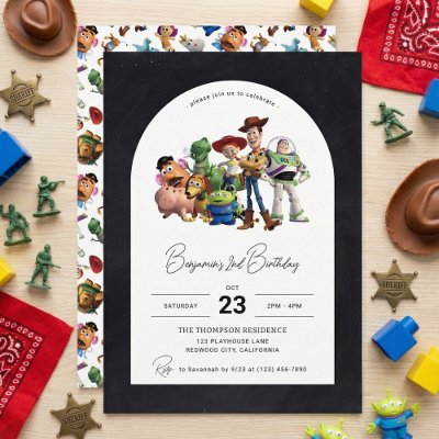 Toy Story Kid's Birthday Invitation