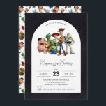 Toy Story Kid's Birthday Invitation<br><div class="desc">Howdy Partner! Round Up Your Crew for a Toy Story Birthday! Giddy up for a good time with these customizable Toy Story birthday invitations! Featuring everyone's favorite bunch of toys from Andy's room, these invitations are the perfect way to invite your little space ranger or cowgirl to celebrate their birthday....</div>