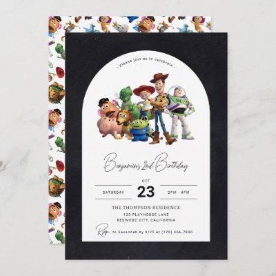 Toy Story Kid&#39;s Birthday Invitation