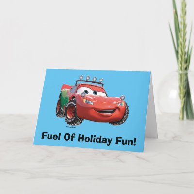 Toy Story | Lightning McQueen Looking Good Holiday Card