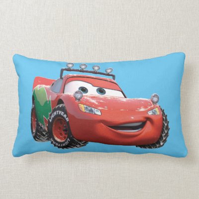 Toy Story | Lightning McQueen Looking Good Lumbar Pillow