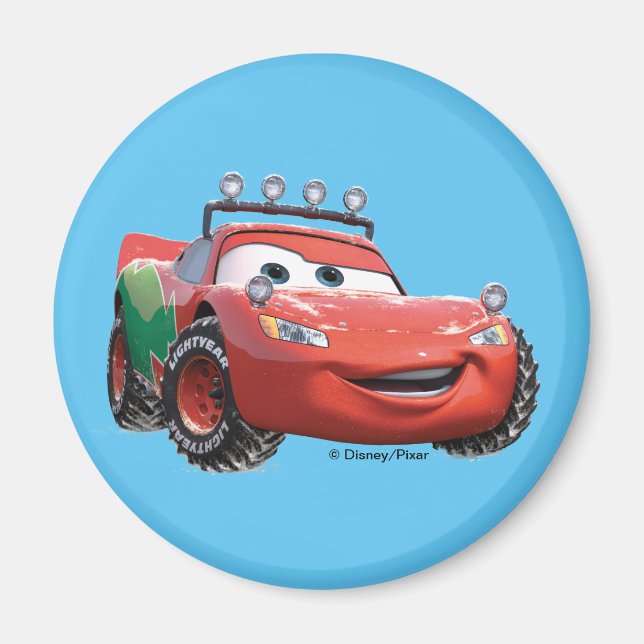 Toy Story | Lightning McQueen Looking Good Magnet (Front)