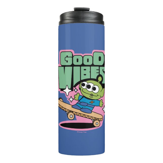 Toy Story | Little Green Men Good Vibes Thermal Tumbler (Front)