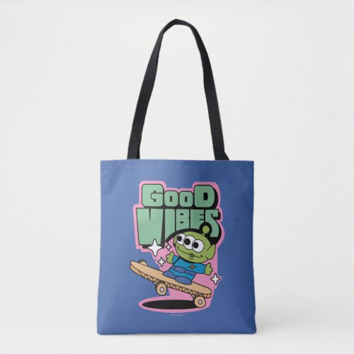 Toy Story  Little Green Men Good Vibes Tote Bag