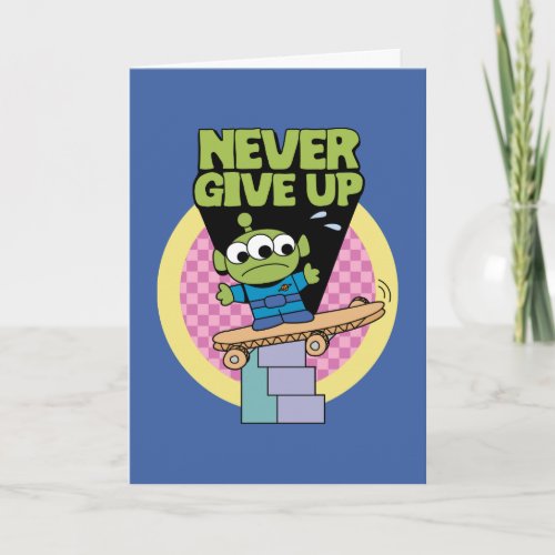 Toy Story  Little Green Men Never Give Up Card